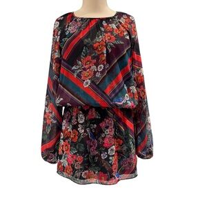 PARKER Multicolor Floral Mini Dress - size S